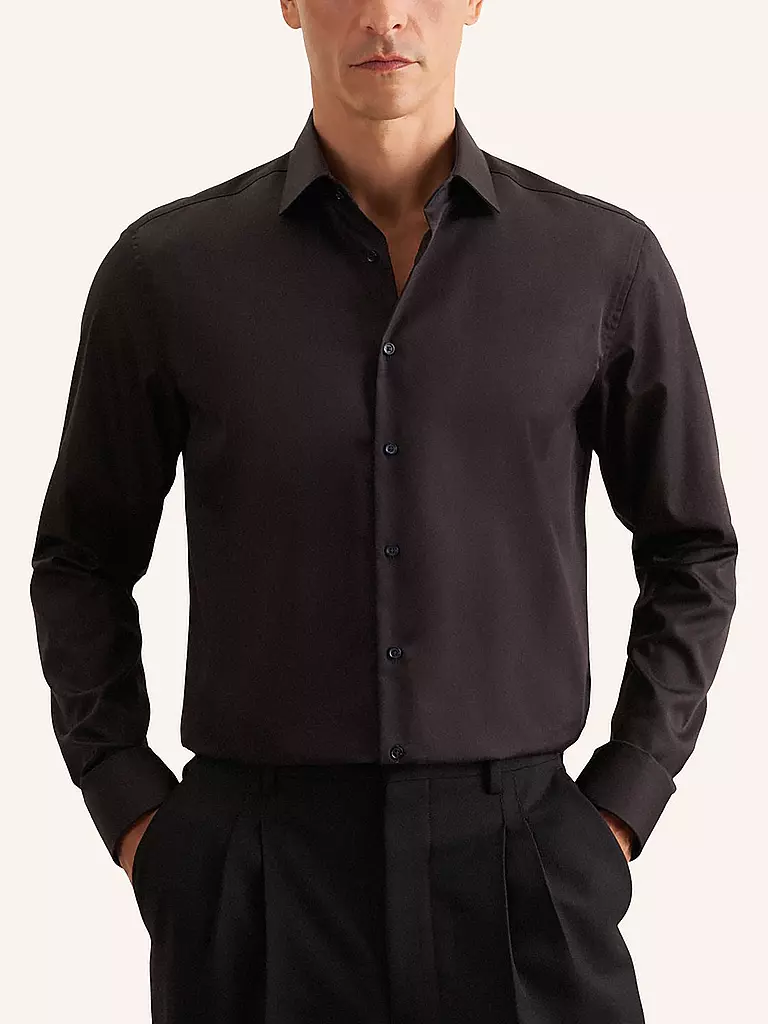 SEIDENSTICKER | Camicia Regular Fit | Nero