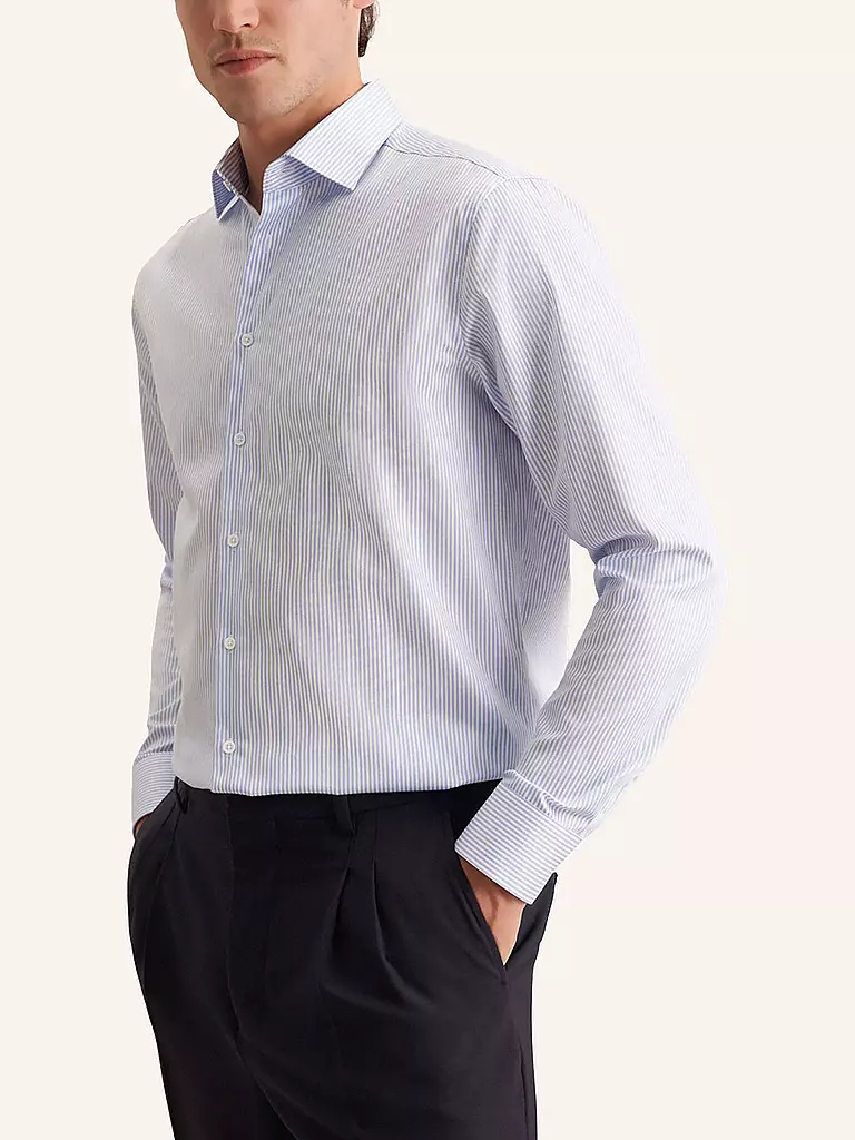 SEIDENSTICKER | Camicia Regular Fit | Blu chiaro