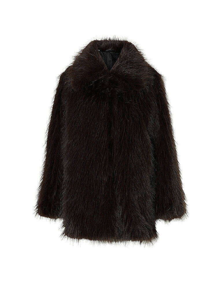 Cappotto in pelliccia sintetica SLFBREA marrone 38