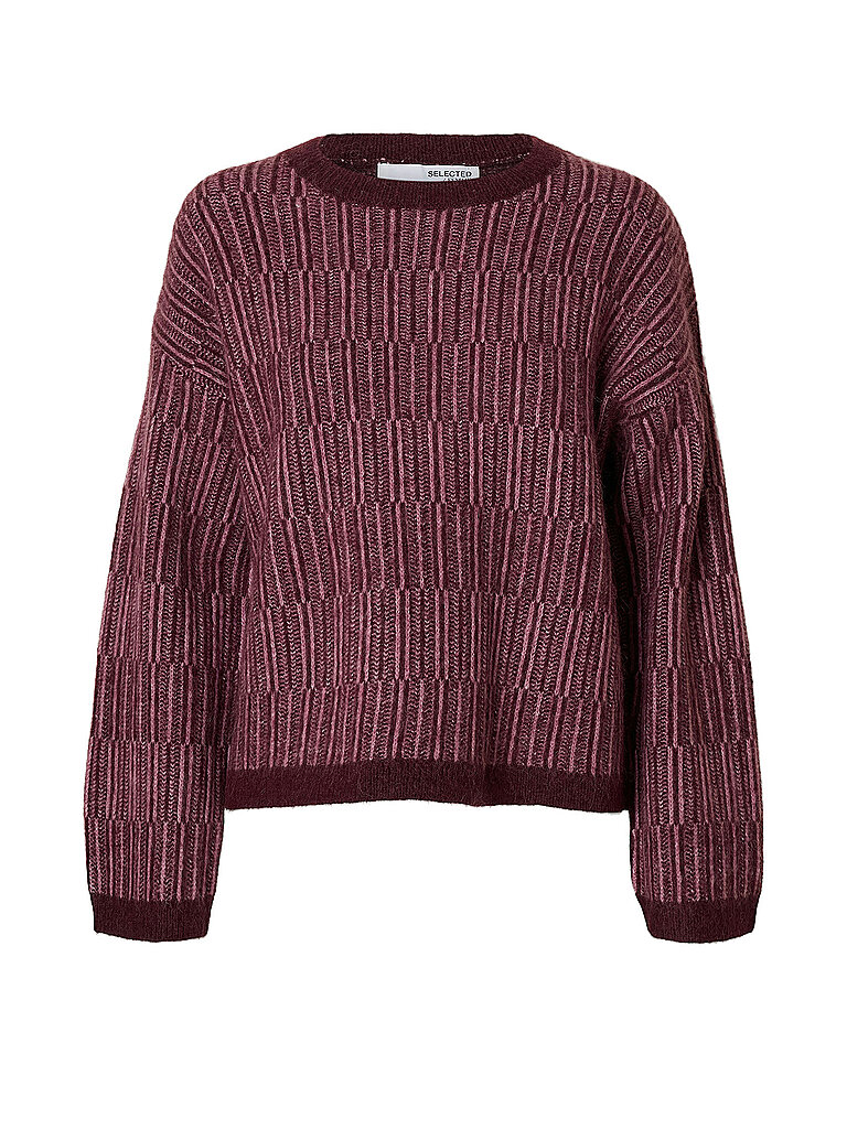 Pullover SLFALVA rosso scuro M