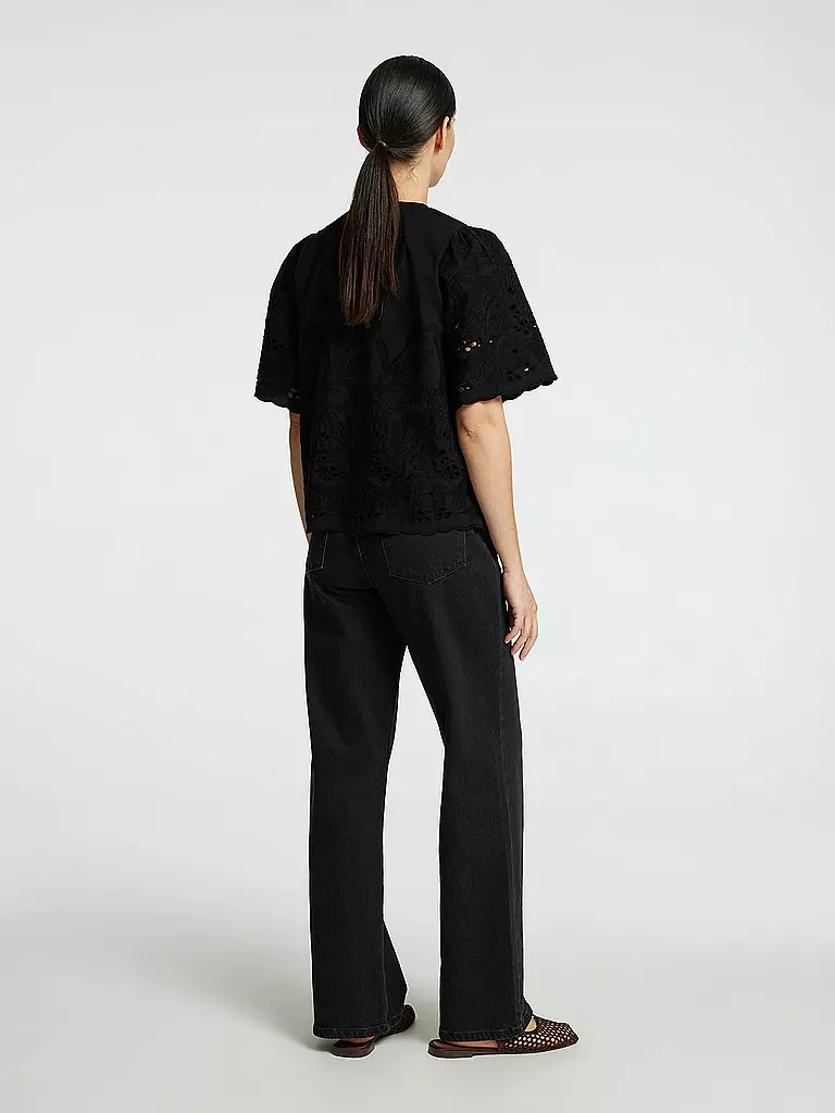 SELECTED FEMME | Blusa SLFDAHLIA BRODERI | Nero
