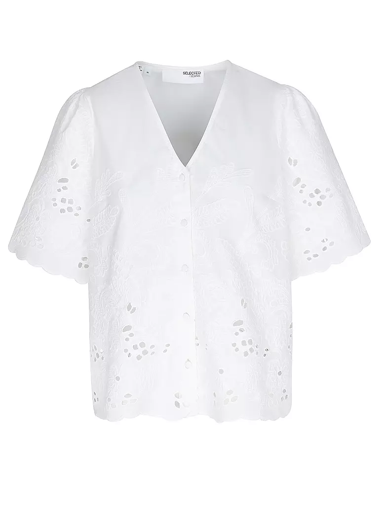 SELECTED FEMME | Bluse SLFDAHLIA BRODERI | Bianco