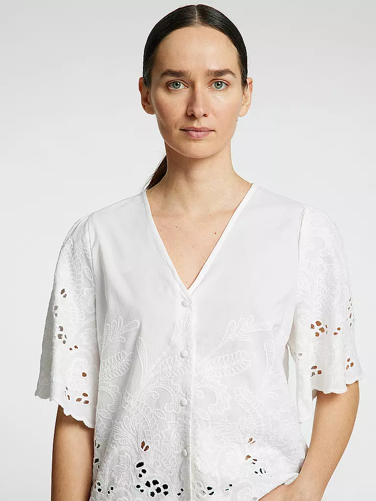 SELECTED FEMME | Bluse SLFDAHLIA BRODERI | Bianco