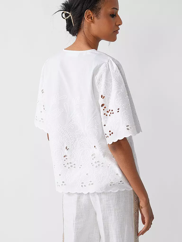 SELECTED FEMME | Bluse SLFDAHLIA BRODERI | Bianco
