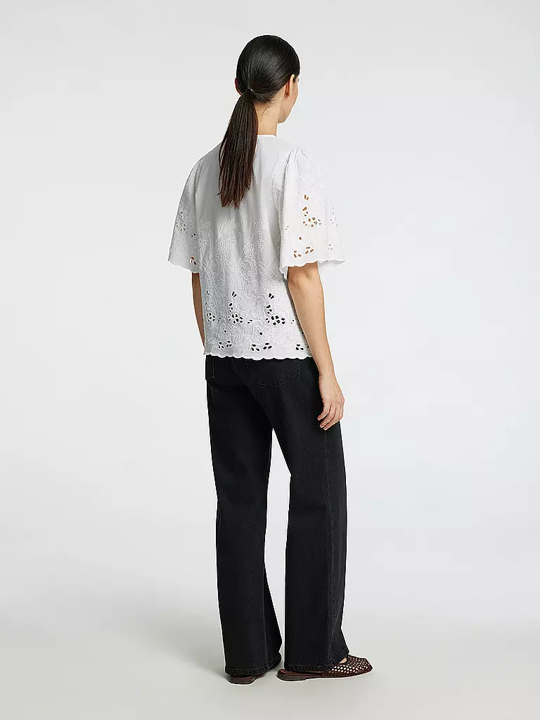 SELECTED FEMME | Bluse SLFDAHLIA BRODERI | Bianco