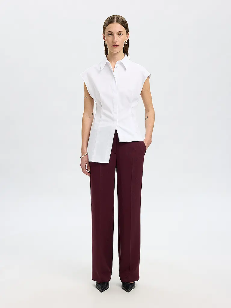 SELECTED FEMME | Businesshose SLFRITA | Rosso scuro