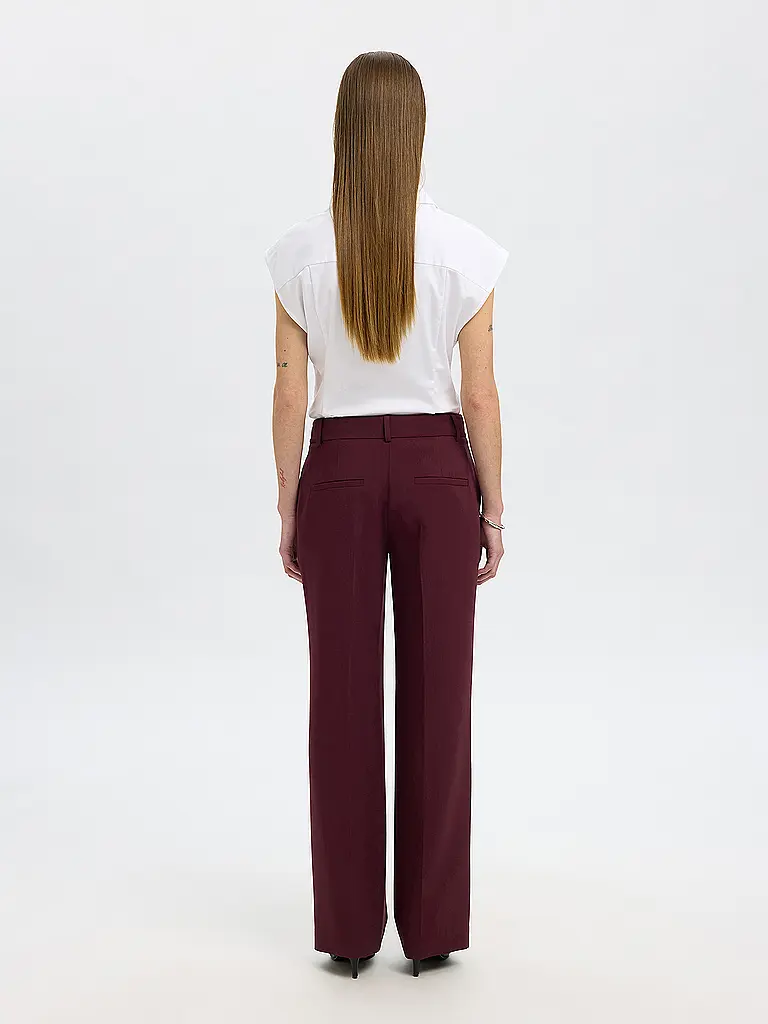 SELECTED FEMME | Businesshose SLFRITA | Rosso scuro