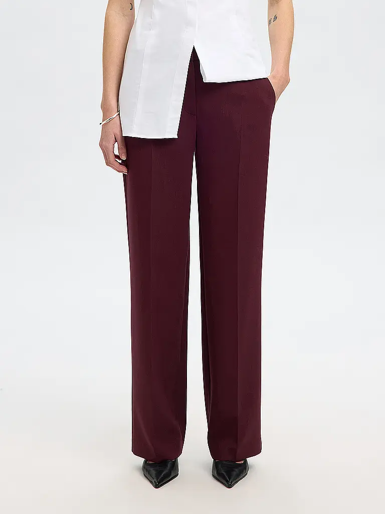 SELECTED FEMME | Businesshose SLFRITA | Rosso scuro