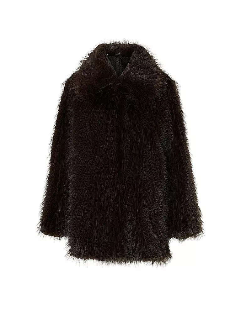 SELECTED FEMME | Cappotto in pelliccia sintetica SLFBREA | Marrone