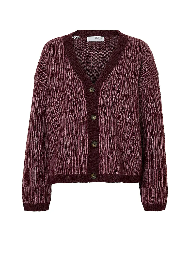 SELECTED FEMME | Cardigan SLFALVA | Rosso scuro