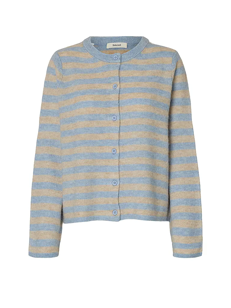 SELECTED FEMME | Cardigan SLFLULU
Marca: SELECTED FEMME
Colore: blu
Categorie: Moda, Donna

Lunghezza manica: Manica lunga
Scollo: Girocollo
Materiale: Lana, Maglia
Motivo: A righe
Vestibilità (capispalla): Regular | Blu