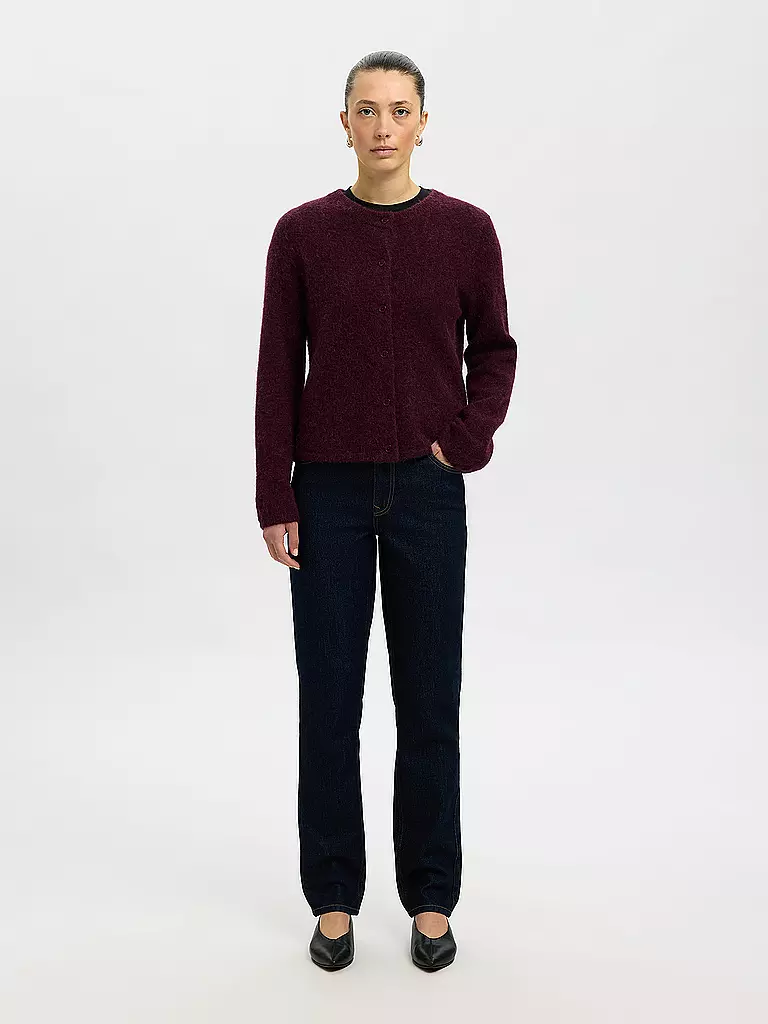 SELECTED FEMME | Cardigan SLFLULU | Rosso scuro