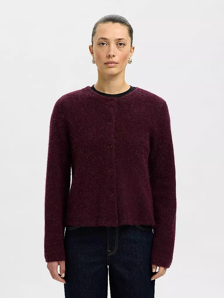 SELECTED FEMME | Cardigan SLFLULU | Rosso scuro