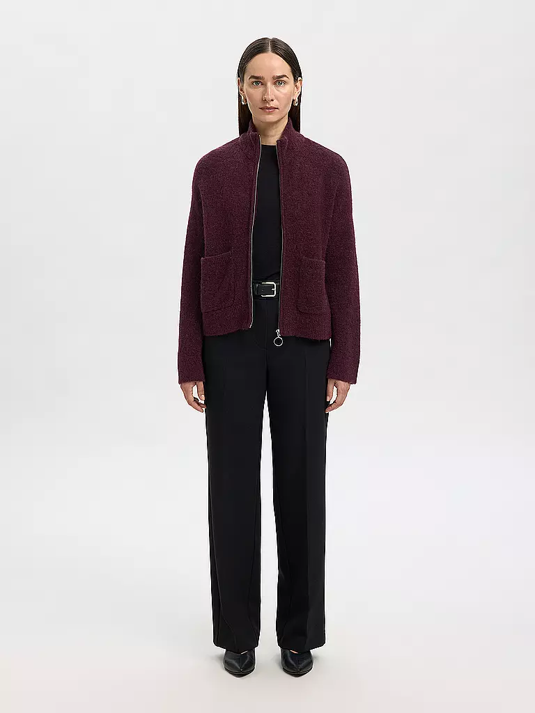 SELECTED FEMME | Cardigan SLFSIA | Rosso scuro