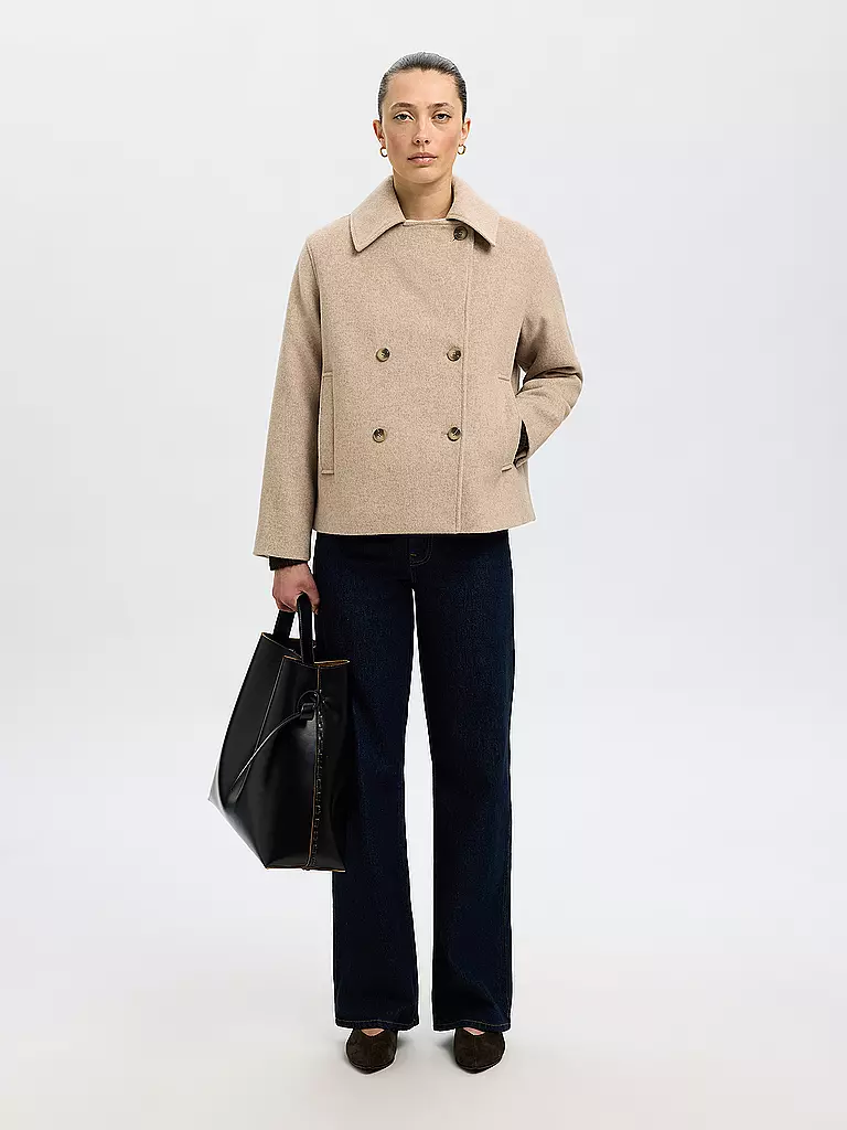 SELECTED FEMME | Giacca di lana SLFALMA | Beige