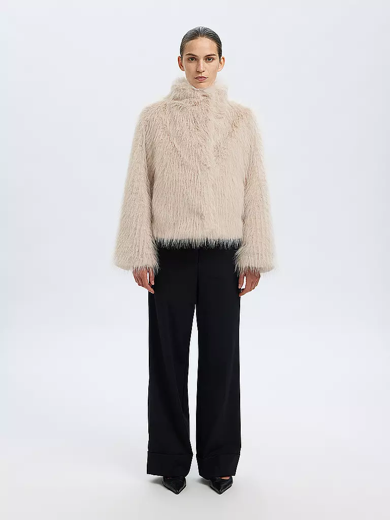 SELECTED FEMME | Giacca effetto pelliccia | 