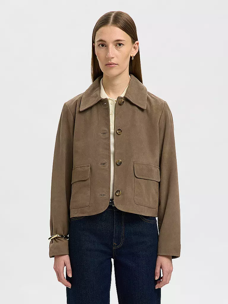 SELECTED FEMME | Giacca in pelle SLFKAYA SUEDE | 