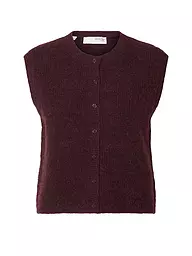 SELECTED FEMME | Gilet SLFLULU | Rosso scuro