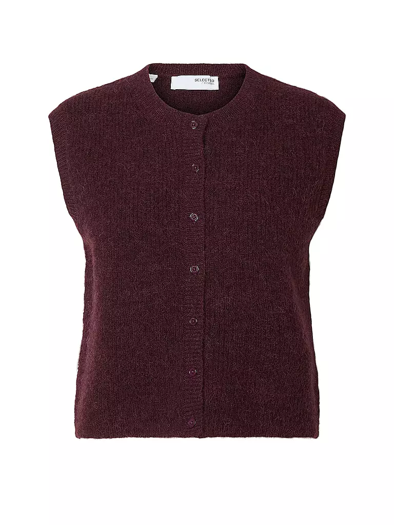 SELECTED FEMME | Gilet SLFLULU | Rosso scuro