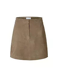 SELECTED FEMME | Gonna in pelle SLFKAYA | Marrone