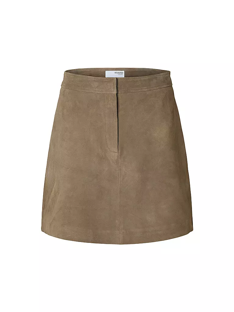 SELECTED FEMME | Gonna in pelle SLFKAYA | Marrone