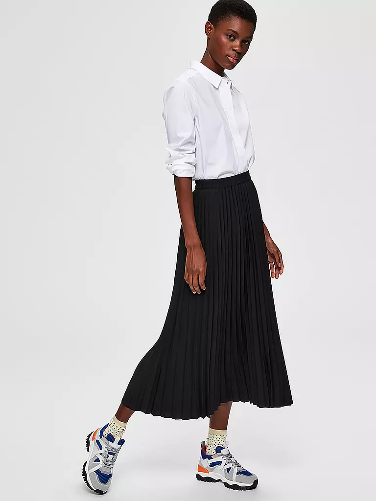 SELECTED FEMME | Gonna plissettata | Nero
