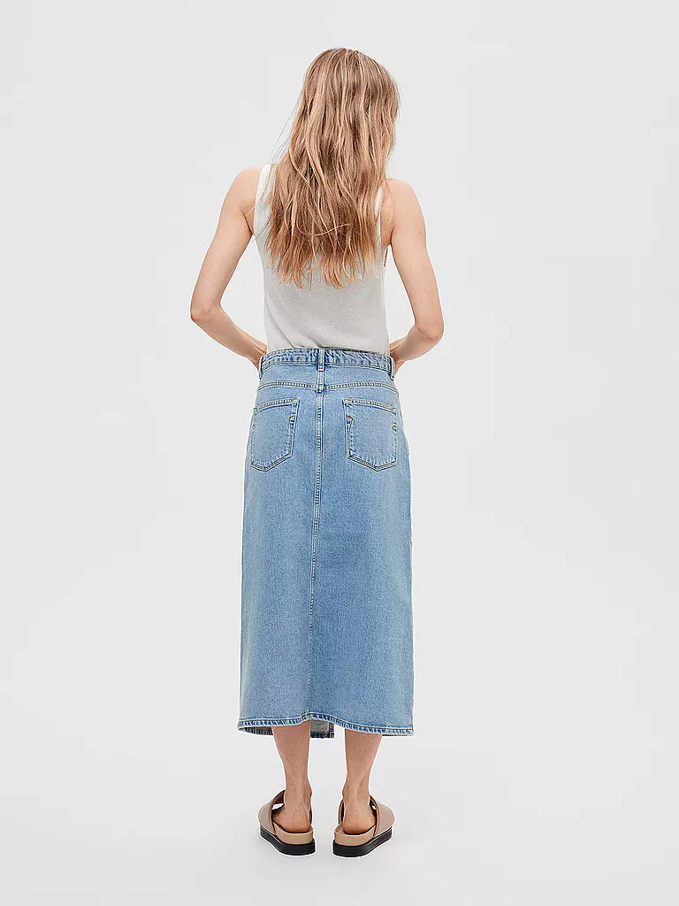 SELECTED FEMME | Jeansrock SLFKRISTA-GERDA | Blu chiaro