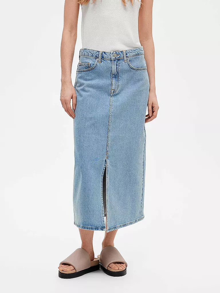 SELECTED FEMME | Jeansrock SLFKRISTA-GERDA | Blu chiaro