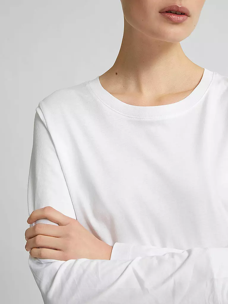 SELECTED FEMME | Langarmshirt " SLFSTANDARD " | Bianco