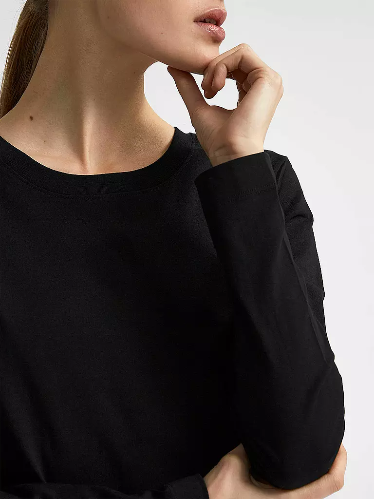 SELECTED FEMME | Langarmshirt " SLFSTANDARD " | Nero