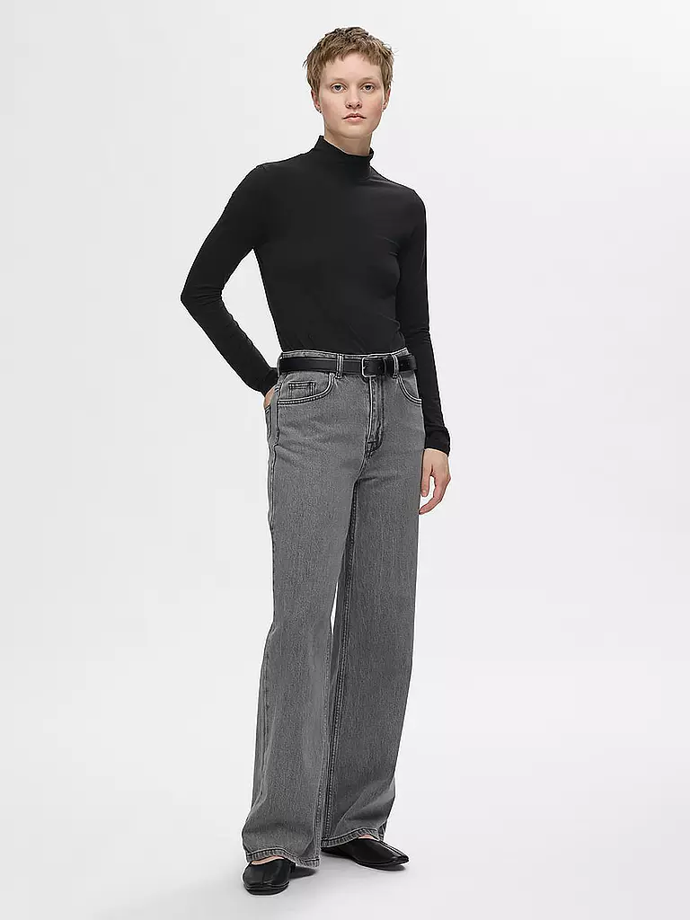 SELECTED FEMME | Langarmshirt SLFMANJA | Nero