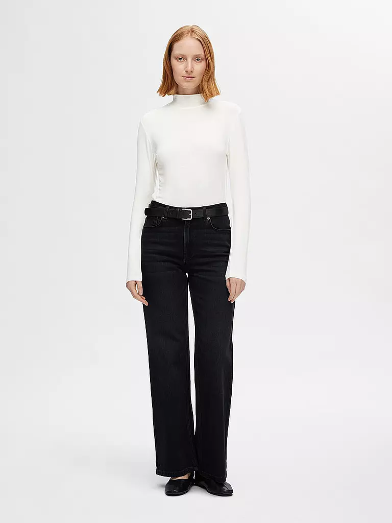 SELECTED FEMME | Langarmshirt SLFMANJA | Bianco