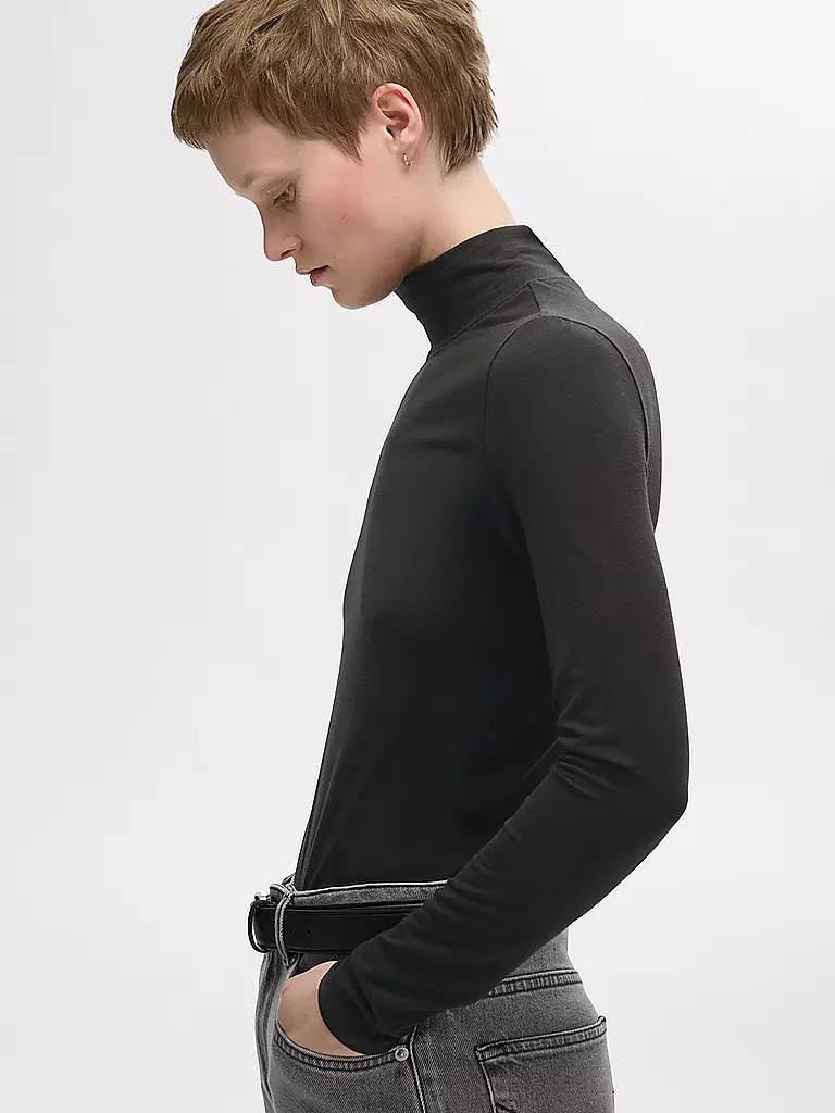 SELECTED FEMME | Langarmshirt SLFMANJA | Nero