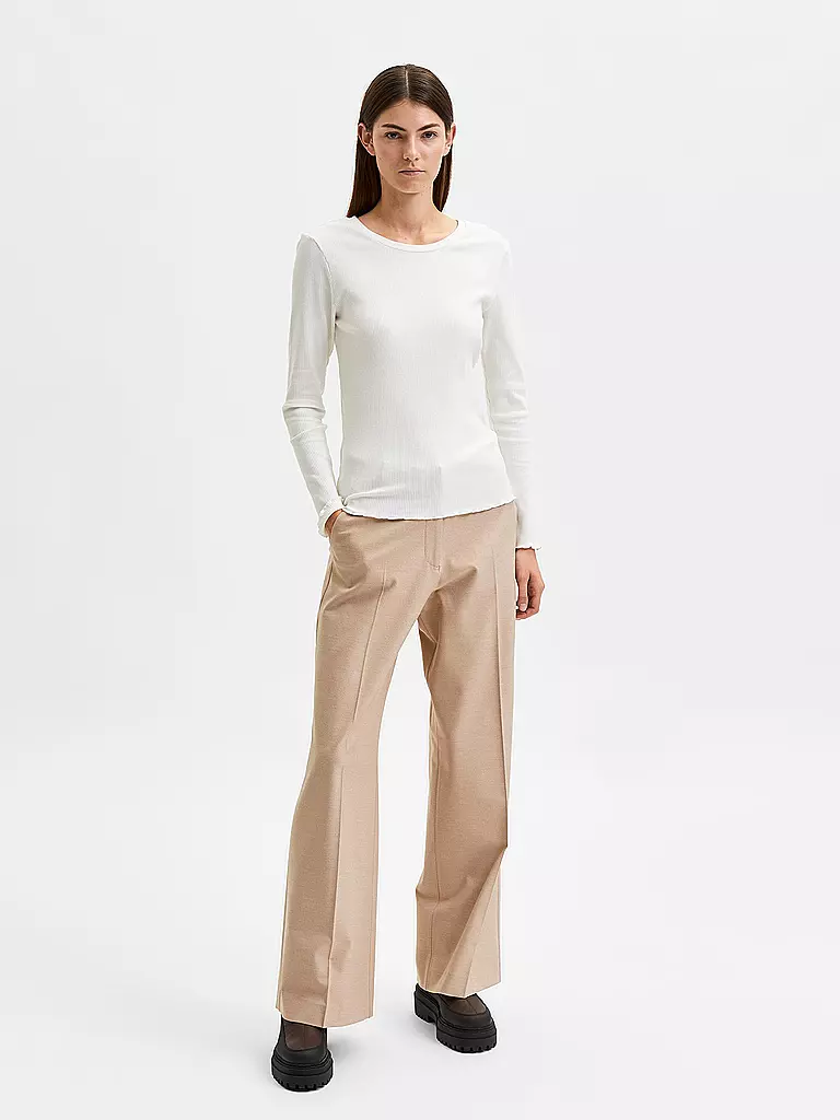 SELECTED FEMME | Maglietta a maniche lunghe SLFANNA | Bianco