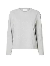 SELECTED FEMME | Maglietta a maniche lunghe SLFESSENTIAL | Grigio chiaro