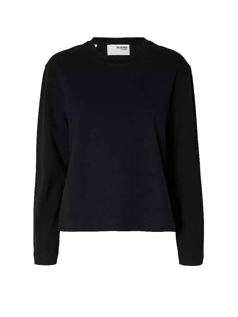 SELECTED FEMME | Maglietta a maniche lunghe SLFESSENTIAL | Nero