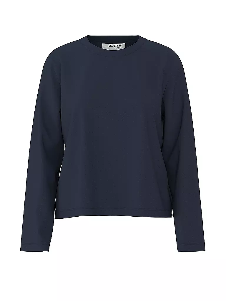 SELECTED FEMME | Maglietta a maniche lunghe SLFESSENTIAL | Blu scuro