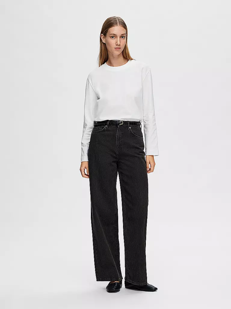 SELECTED FEMME | Maglietta a maniche lunghe SLFESSENTIAL | Bianco