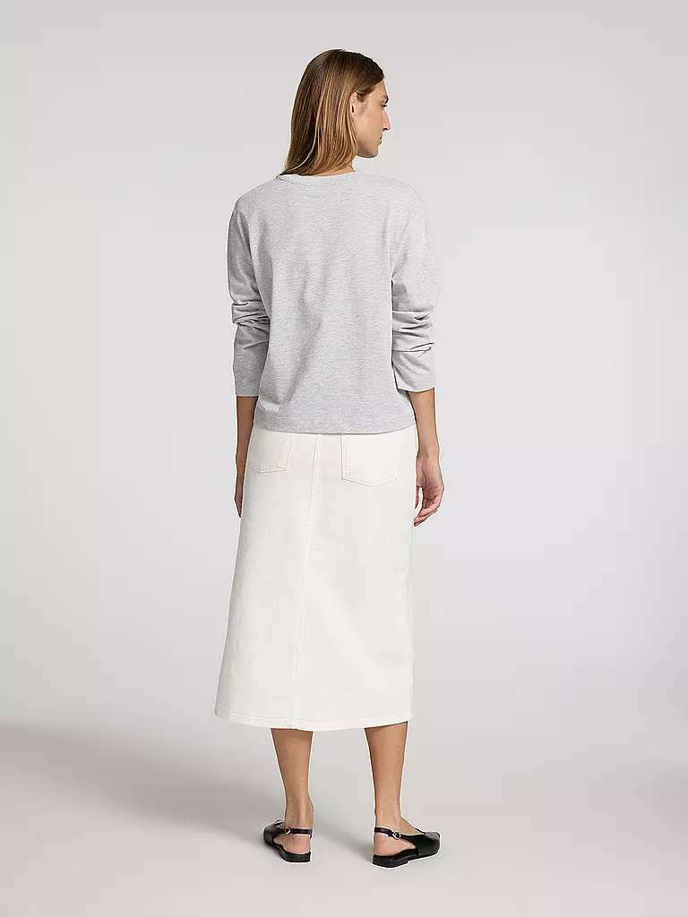 SELECTED FEMME | Maglietta a maniche lunghe SLFESSENTIAL | Grigio chiaro
