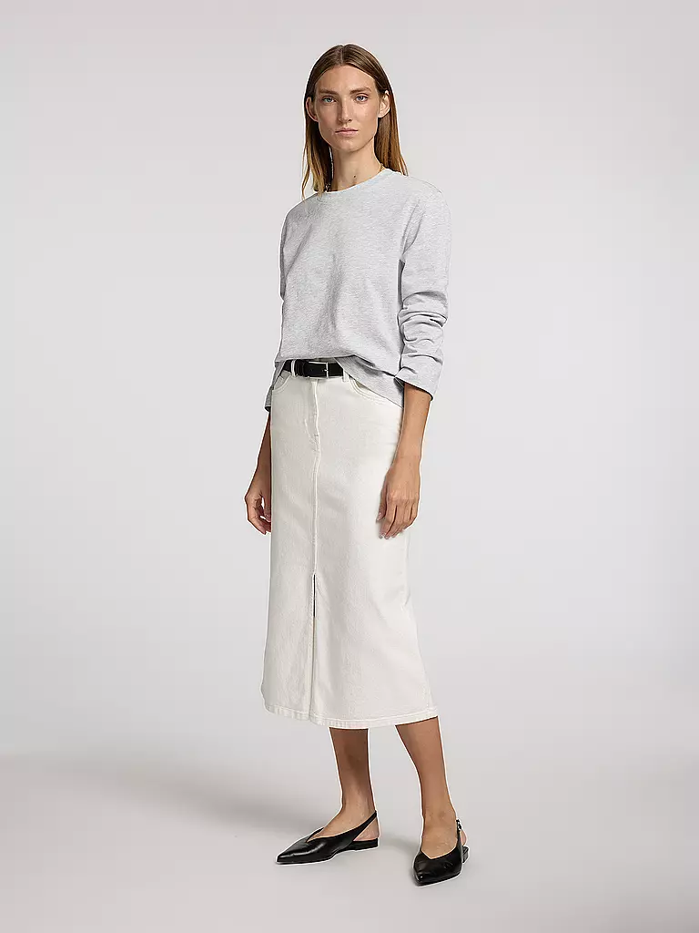 SELECTED FEMME | Maglietta a maniche lunghe SLFESSENTIAL | Grigio chiaro