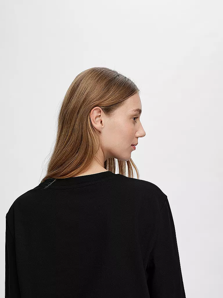 SELECTED FEMME | Maglietta a maniche lunghe SLFESSENTIAL | Nero