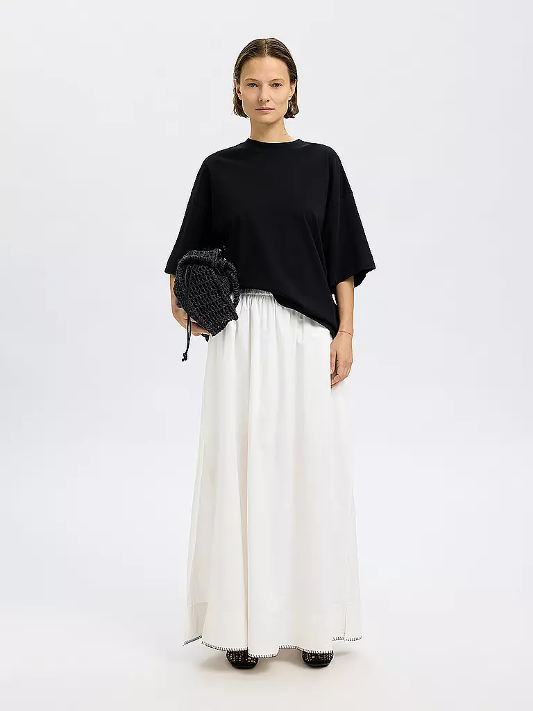 SELECTED FEMME | Midi skirt SLFFIA | Bianco