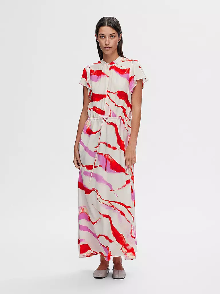 SELECTED FEMME | Midikleid SLFMARINE | Fucsia