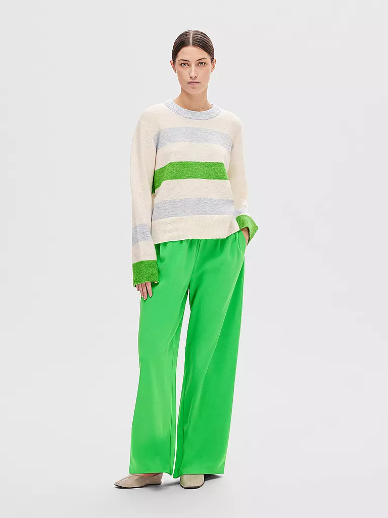 SELECTED FEMME | Pantaloni a palazzo SLFTINNI Relaxed Fit | Verde