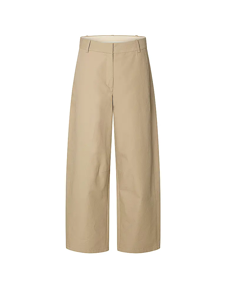 SELECTED FEMME | Pantaloni business SLFBARREL MARLA | Crema