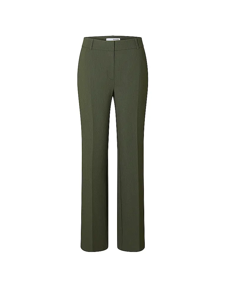 SELECTED FEMME | Pantaloni business SLFRITA | Oliva