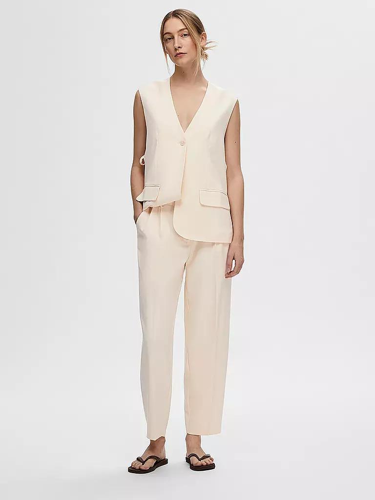 SELECTED FEMME | Pantaloni business SLFSELFINA | Crema
