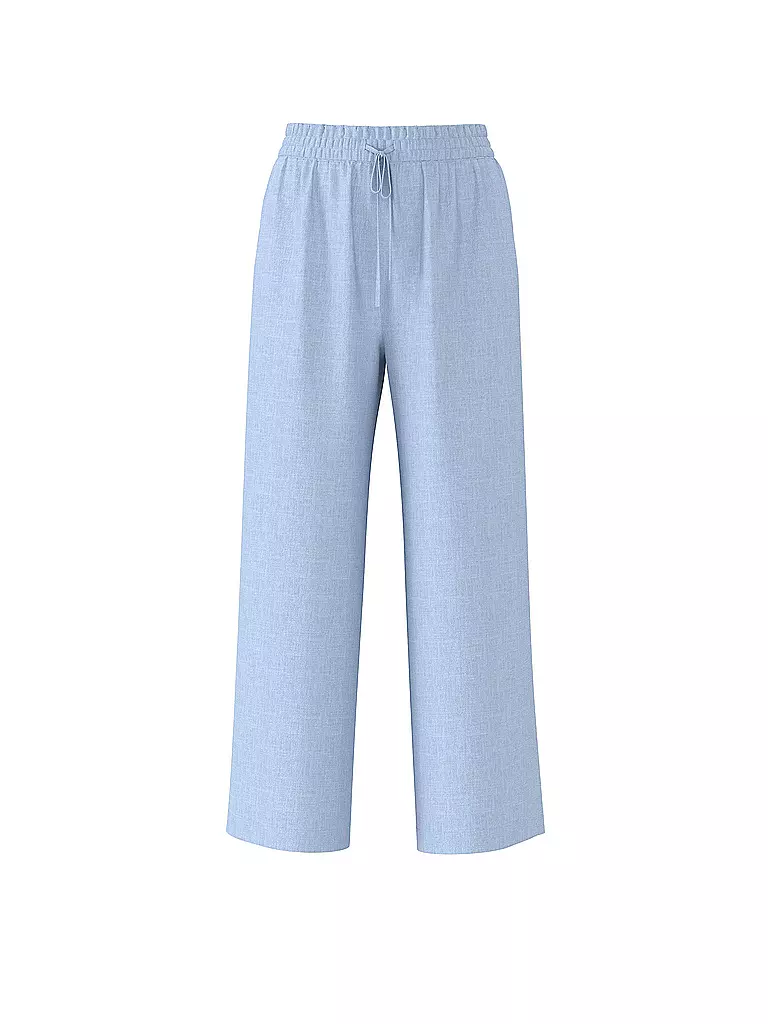 SELECTED FEMME | Pantaloni di lino con vestibilità jogging SLFVIVA-GULIA | Blu chiaro