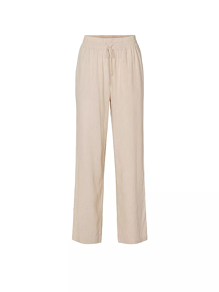 SELECTED FEMME | Pantaloni di lino Jogging Fit SLFVIVA-GULIA | Beige