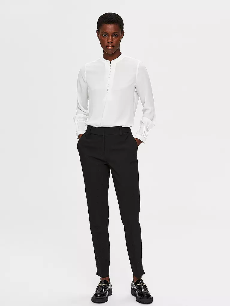 SELECTED FEMME | Pantaloni slim fit | Nero